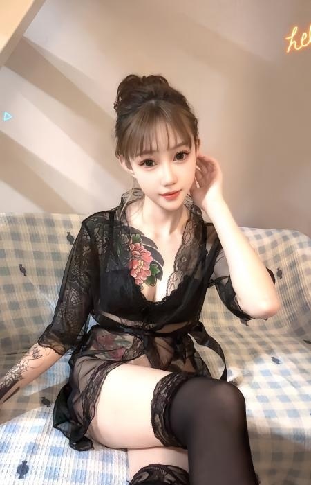 武侯美乳纹身妹小井-51