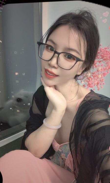 铁西眼镜气质美女-51